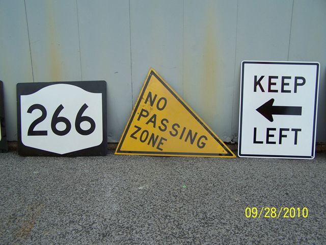 VARIOUS STREET SIGNS  