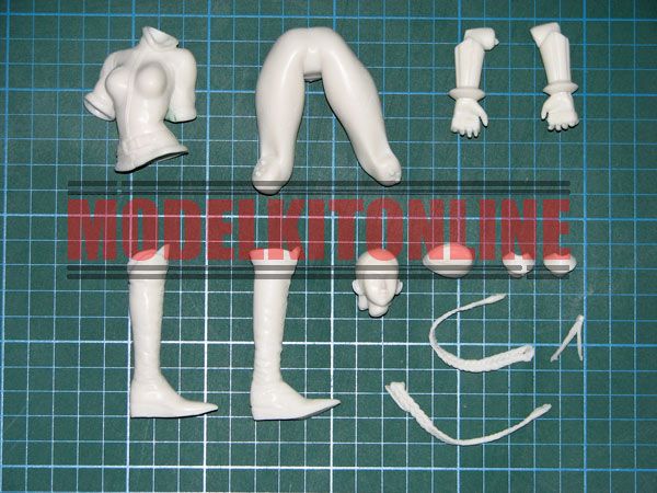 CAMMY KICK STREET FIGHTERS 1/8 UNPAINT RESIN MODEL KIT  