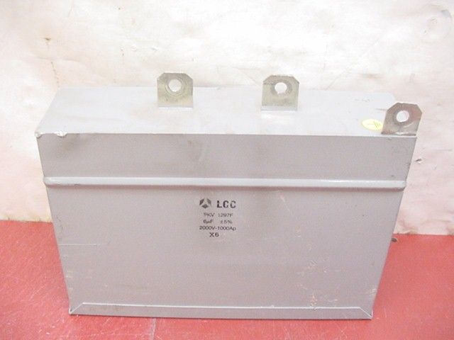 LCC Capacitor 6uF 2000 Volt 1000 Ap PKV 1297F  