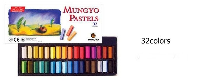 New Korea square soft chalk crayons pastel 24,32,48,64colors  