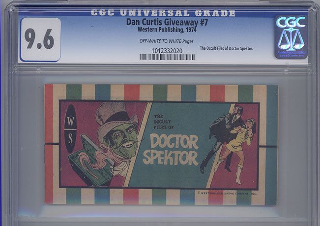 Dan Curtis Giveaway Promo #7 CGC 9.6 NM+ Dr Spektor  