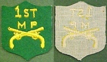 Korean era 1st Military Police Bn Sleeve Patch  