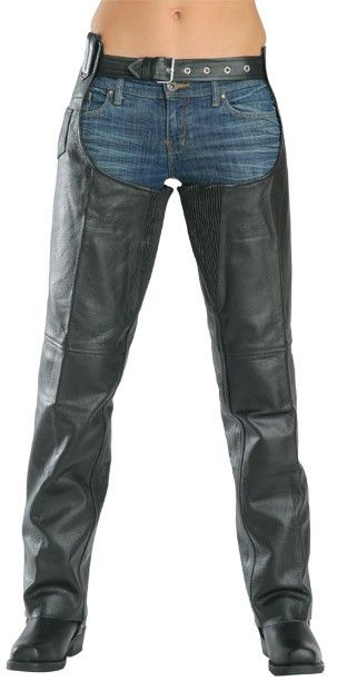 Leather Ladies Advanced Dual Comfort Premium Leather Chaps 12  