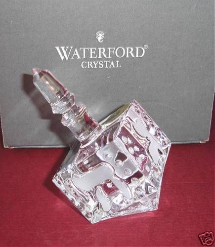 Waterford Crystal Dreidel for Chanukah Judaica NIB  