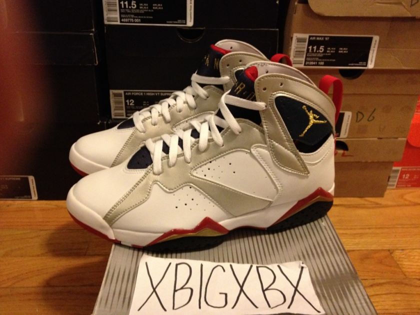 Nike Air Jordan 7 Retro 9.5 304775 171 Olympic FTLOTG OG VII Bordeaux 