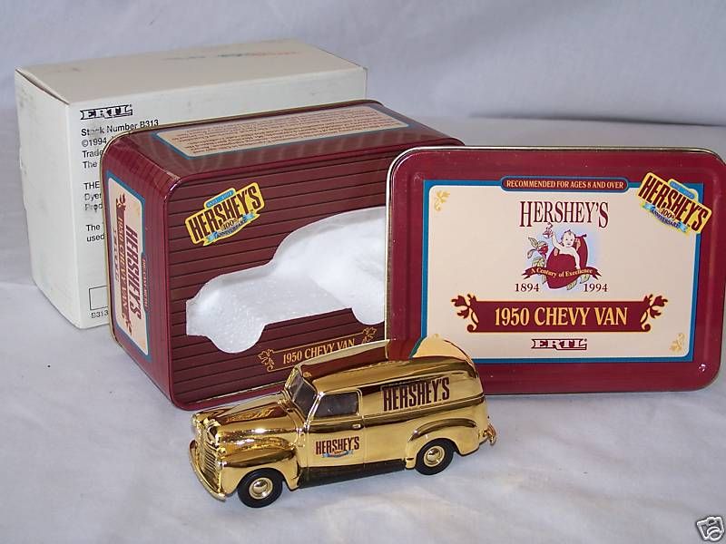 Hersheys 100th Anniversary mini 1950 Chevy Van w tin  