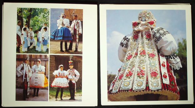 BOOK Czech Folk Costume Moravia embroidered kroj Slovak  