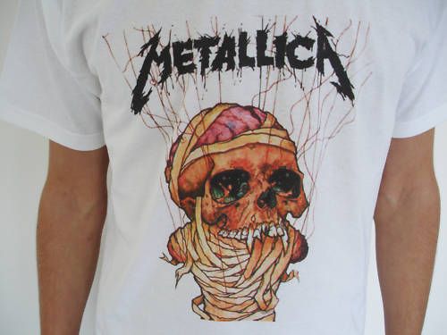 METALLICA One T Shirt Megadeth Iron Maiden Slayer cd lp  