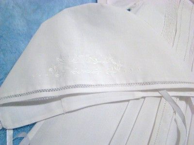 FELTMAN BROTHERS NEWBORN/3M BOYS CHRISTENING GOWN SET~NWTS  