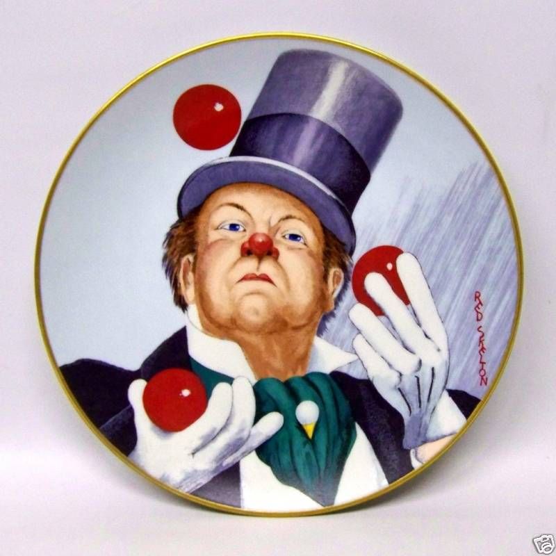 Red Skelton 1977 Collector Plate W.C. Fields  