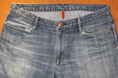 Earnest Sewn Hutch Boot Cut Dark Jeans Sixe 34/34 EXCELLENT  