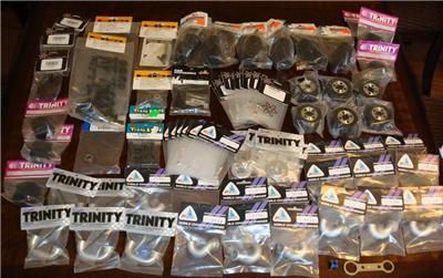 Large RC car parts lot Sirio Picco Trinity Losi Dynamite Duratrax HPI 