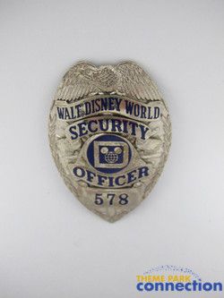   1980s Vintage SECURITY Cast Member Costume Uniform WDW Pin  