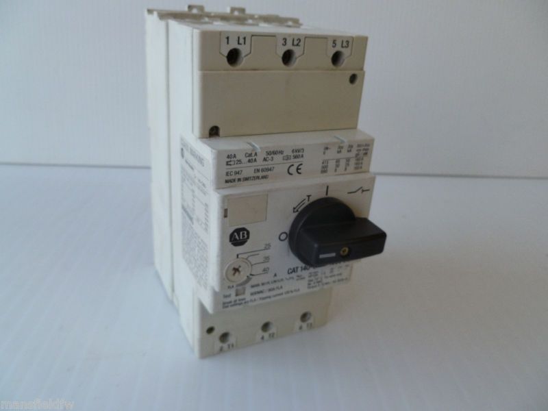 NEW MANUAL STARTER 140 CMN 4000 SER B ALLEN BRADLEY  