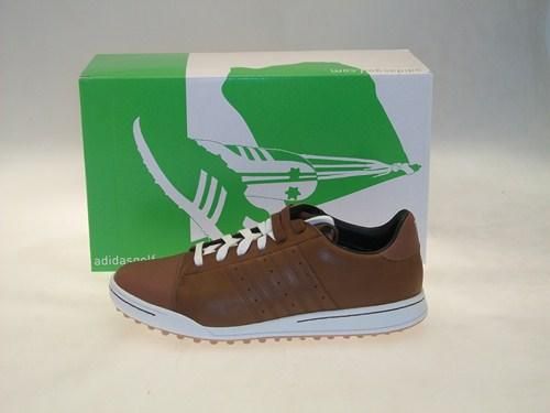 ADIDAS adicross GOLF SHOES Cognac Brown/ Tour White/ Gum SIZE MEDIUM 