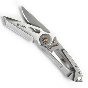 CRKT 5515 KISS 2 TIMER RAZOR EDGE FOLDING KNIFE.  