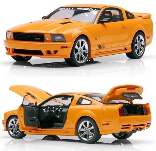 AUTOART 73056 118 SALEEN FORD MUSTANG S281 EXTREME ORANGE DIECAST 