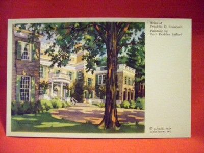 HOME FRANKLIN D ROOSEVELT PAINTING RUTH PERKINS SAFFORD  