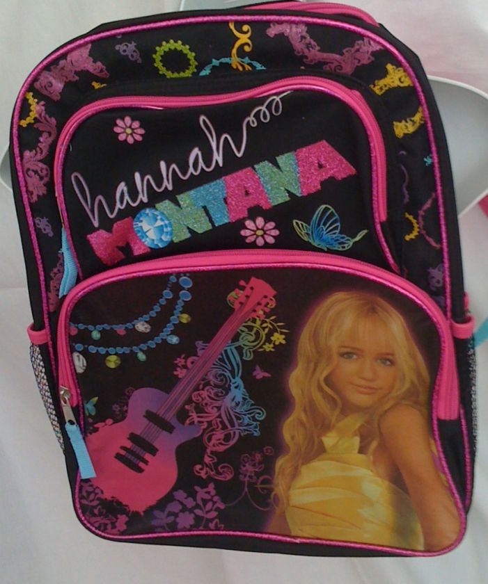 Hannah Montana Backpack  NEW Miley Cyrus Bookbag Disney  