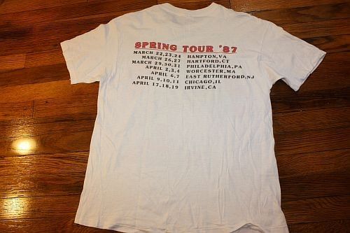 vtg 80s 1987 spring tour GRATEFUL DEAD concert t shirt  