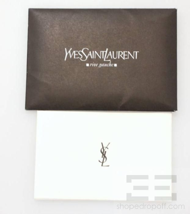 YSL Yves Saint Laurent Taupe Suede Nadja Rose Flap Shoulder Bag  
