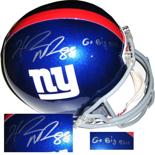 Hakeem Nicks Hand Signed Full Size REP New York Giants Auto Helmet 