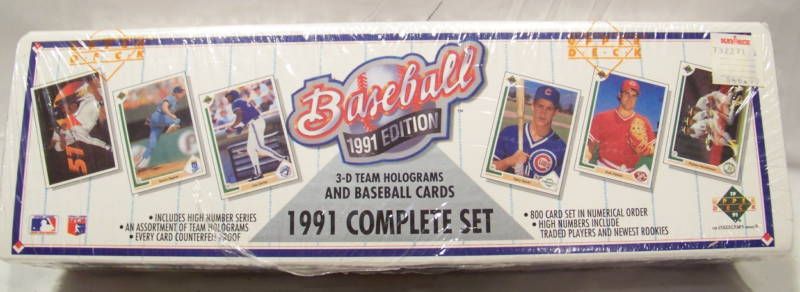 New Sealed 1991 Upper Deck Holograms Complete Set  