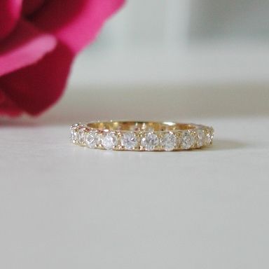 SPECTACULAR CZ ETERNITY ANNIVERSARY RING SALE  