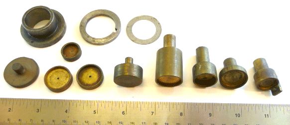 VINTAGE MACHINIST TOOL   MIXED LOT BRASS PARTS +  