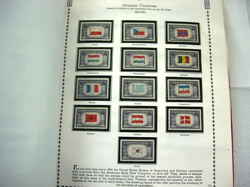 US( 1974), Advanced Stamp Collection mounted in a Minkus All American 