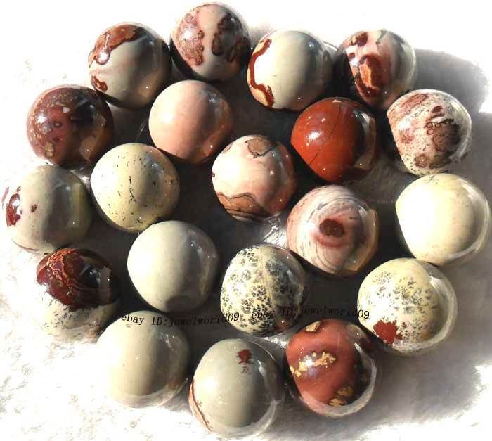 20mm Jasper Round Loose Beads 15  