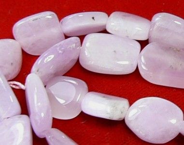 RARE 243ct ALL PINK AFGHAN KUNZITE NUGGET BEAD STRAND  