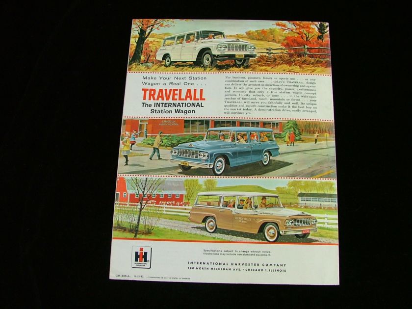 1961 International Travelall Station Wagon C Line IFS  