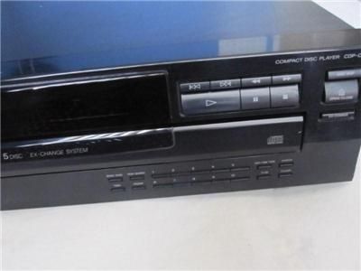 WHAT YOU ARE GETTING IS A PRE OWNED SONY CDP C245 5 DISC EXCHANGE 
