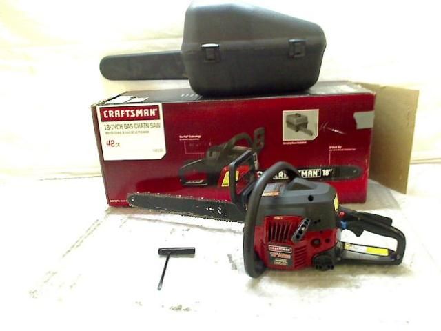 CRAFTSMAN 18IN GAS CHAINSAW 42 CC 35190 GASOLINE CHAIN SAW  