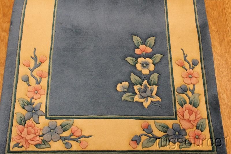   FOYER SIZE FLORAL 3X5 ART DECO CHINESE ORIENTAL AREA RUG WOOL CARPET