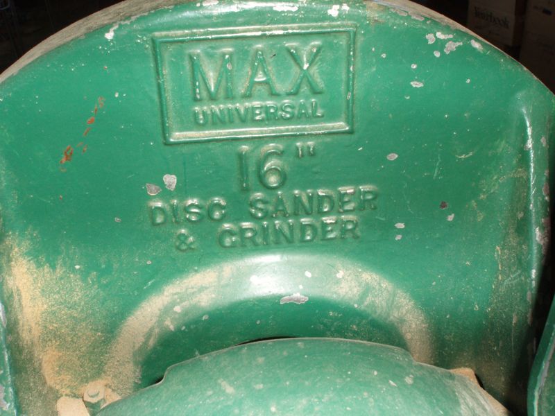 Max 16 Disc Sander and Grinder  