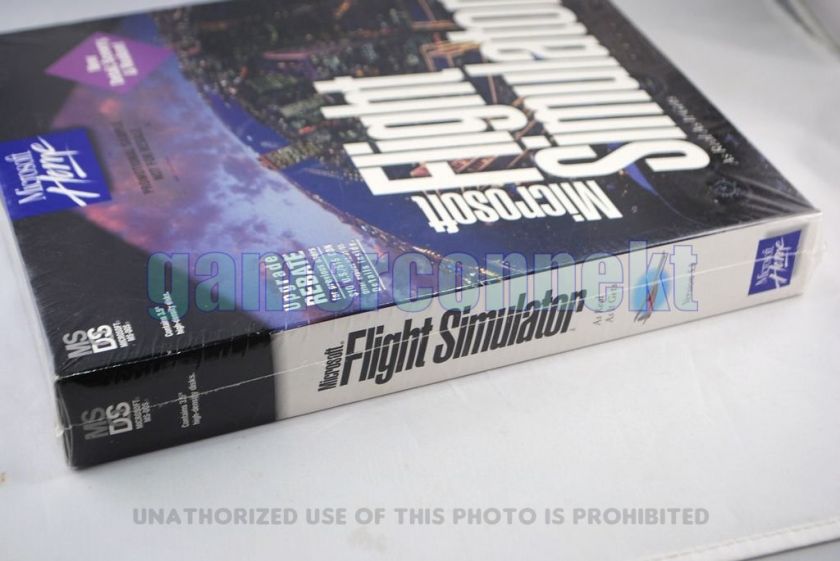 Microsoft Flight Simulator Promotional Extremely Rare PC/Windows Brand 