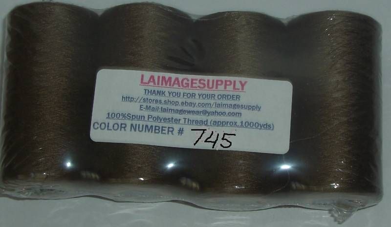 Spun Polyester Quilting/Quilters/Serger Sew,Thread #745  