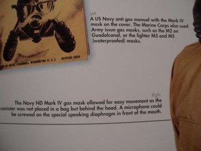 WW2 USN NAVY DIAPHRAGM MARK IV GASMASK / UNISSUED 1944  