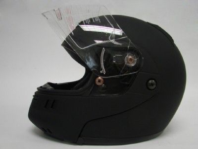 Modular Flip Up Motorcycle Full Face Helmet Black sz XL  