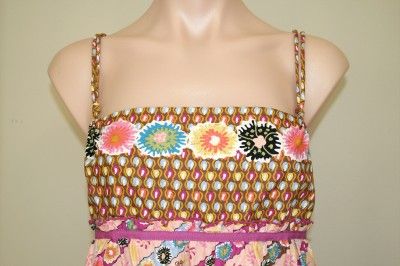 NWT $68 CHELSEA & VIOLET Geisha Peasant Top Cami sz S  