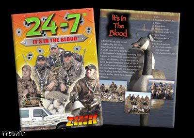 ZINK CALLS ITS IN THE BLOOD GOOSE DUCK CALL VIDEO DVD 700905997046 