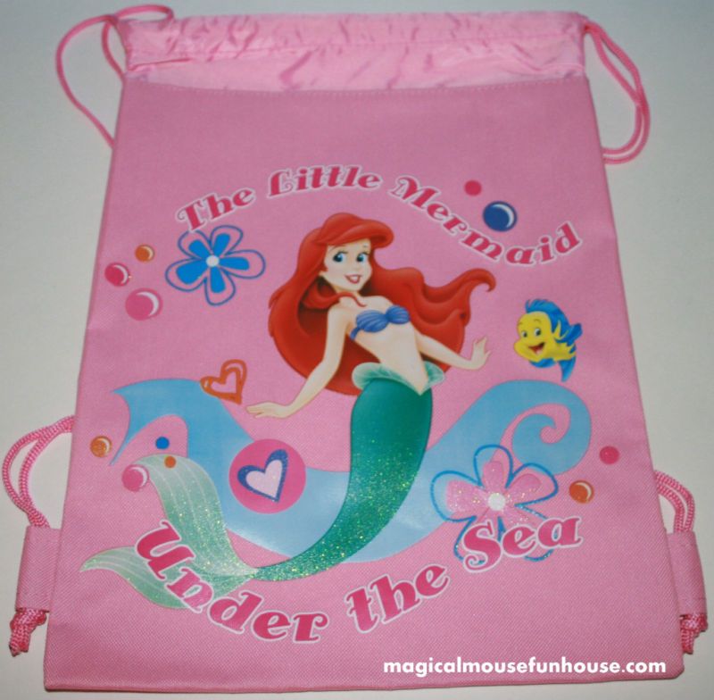 Disney Ariel The Little Mermaid Drawstring Backpack B  