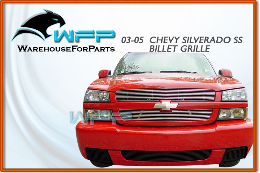 03 04 Chevy Silverado 2500 3500 HD Billet Grille Grill  