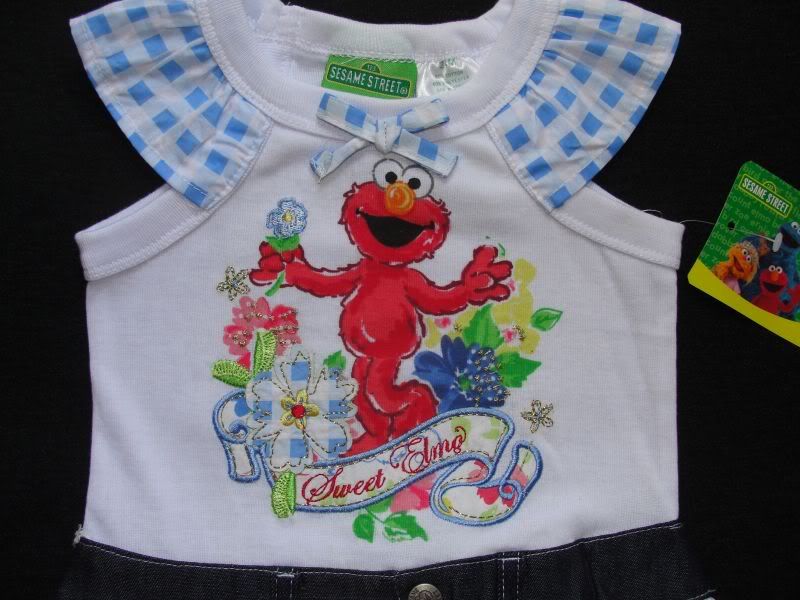 SESAME STREET Girls 24 Months ELMO Dress Set, NEW  