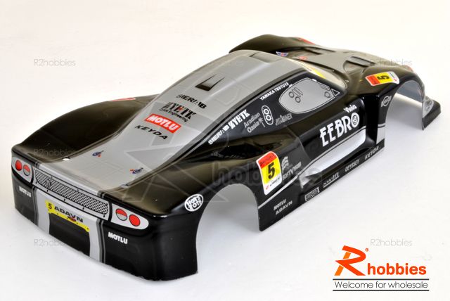 18 LOTUS Analog Painted RC Car Body With Rear Spoiler  