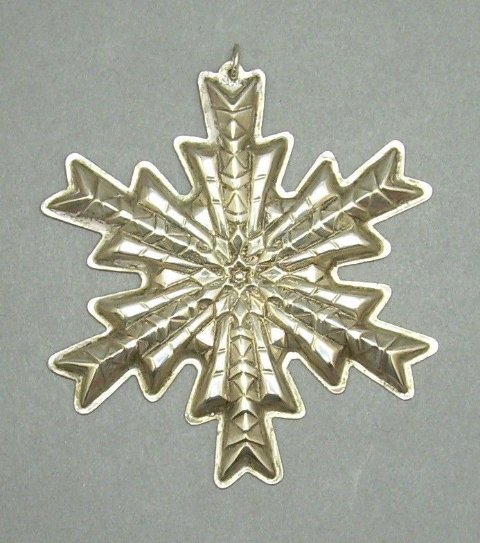 Sterling silver collectors Christmas ornaments we are currently offer 