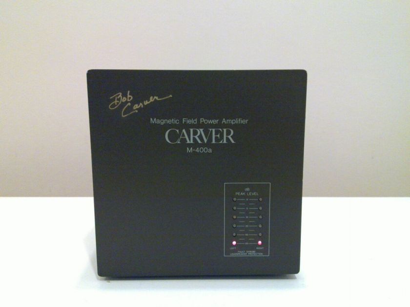   Magnetic Field Power Amplifier Autographed by Bob Carver w/ box  