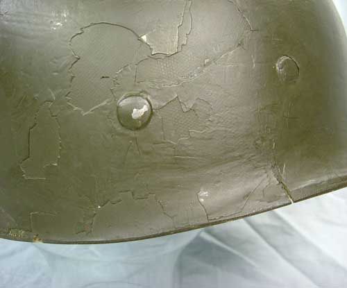   M1 McCord Fixed Bale Front Seam Steel Pot Helmet & Westinghouse Liner